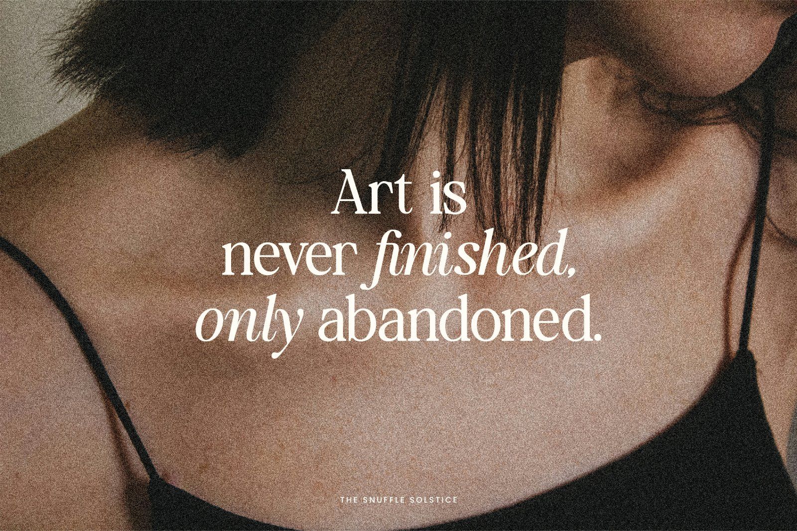 The Snuffle Solstice - Nostalgic Serif