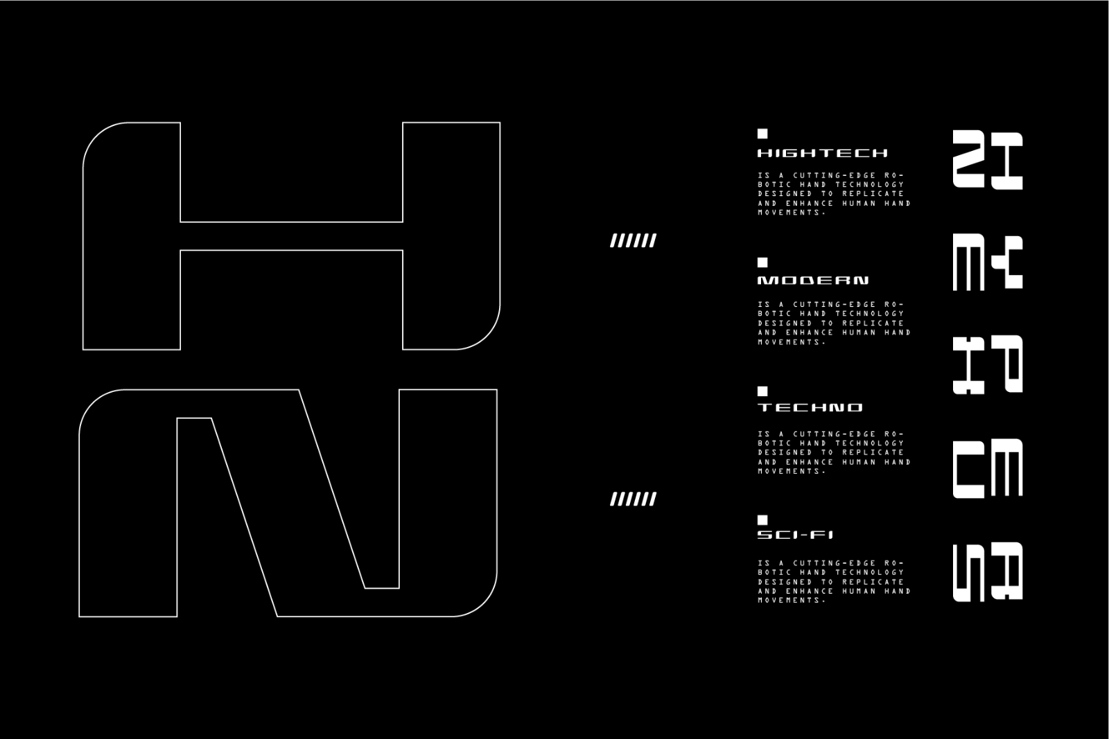 Brixer - Futuristic Display Font — image 5