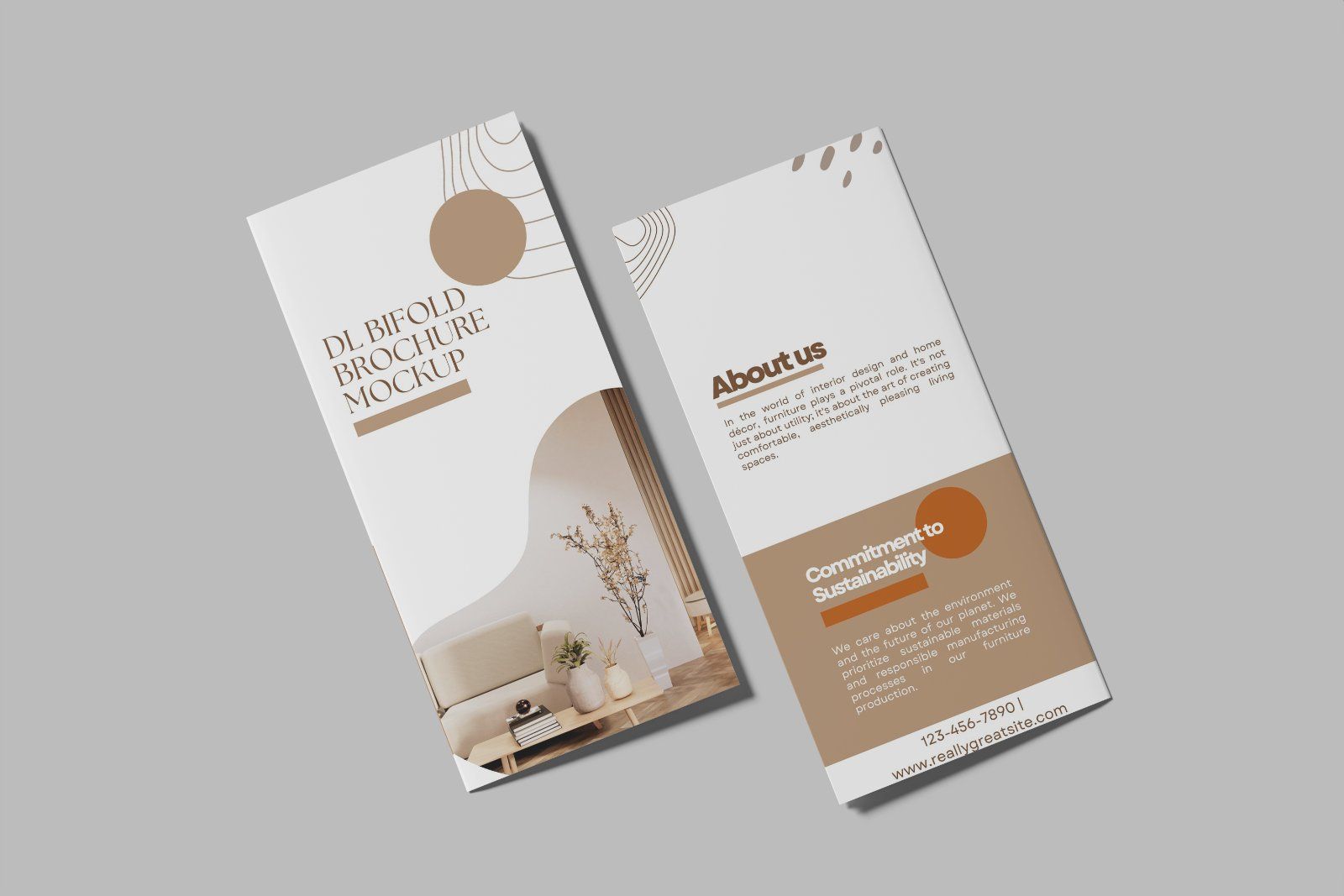 DL Bifold Brochure Mockup — image 4