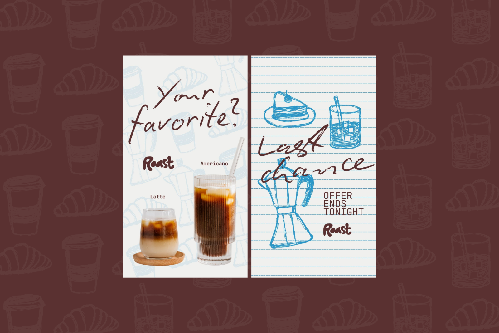 Hand-Drawn Café Social Media Kit — image 4