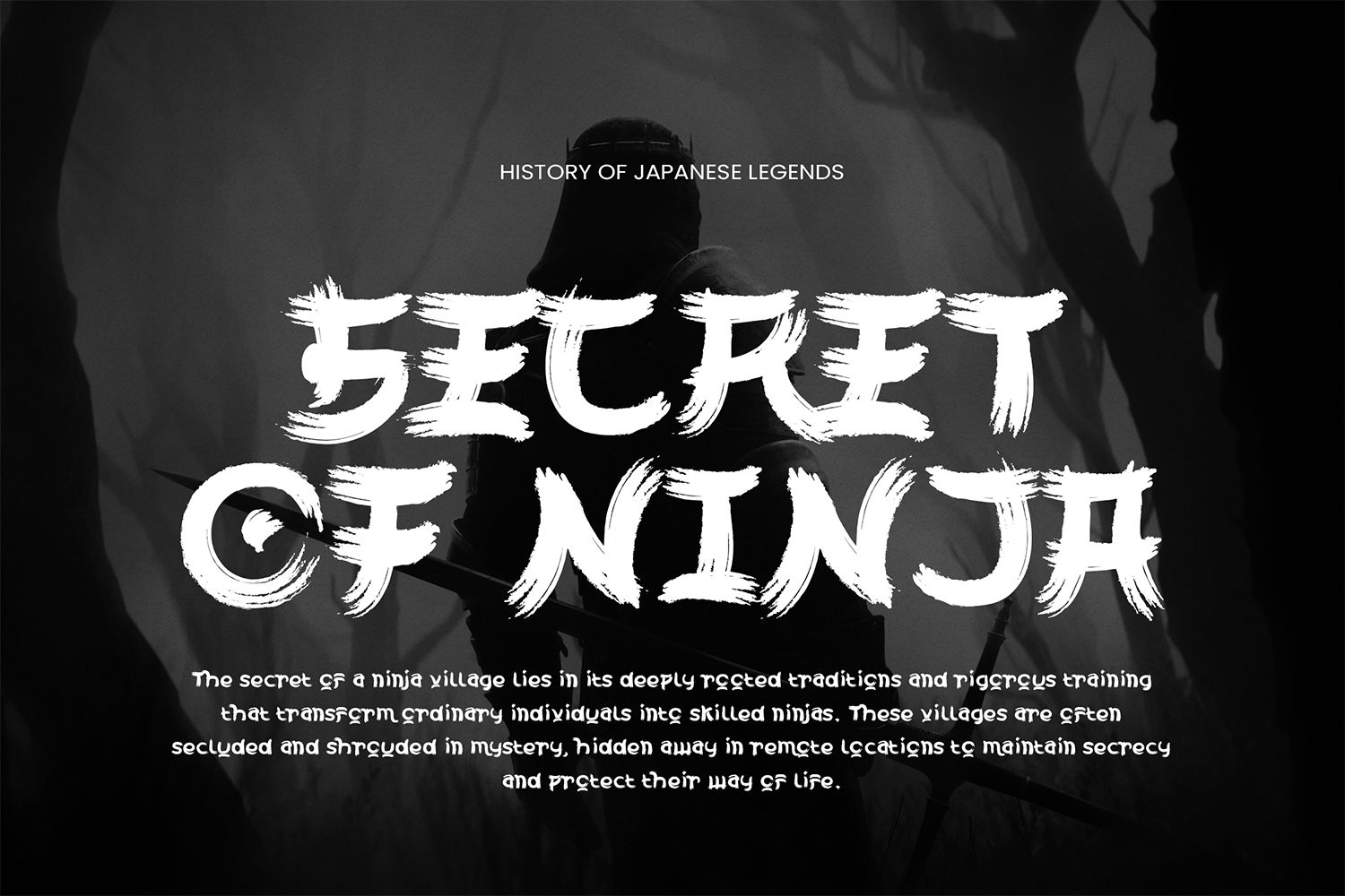 Kofirayu - Japanese Brush Stroke Font — image 4