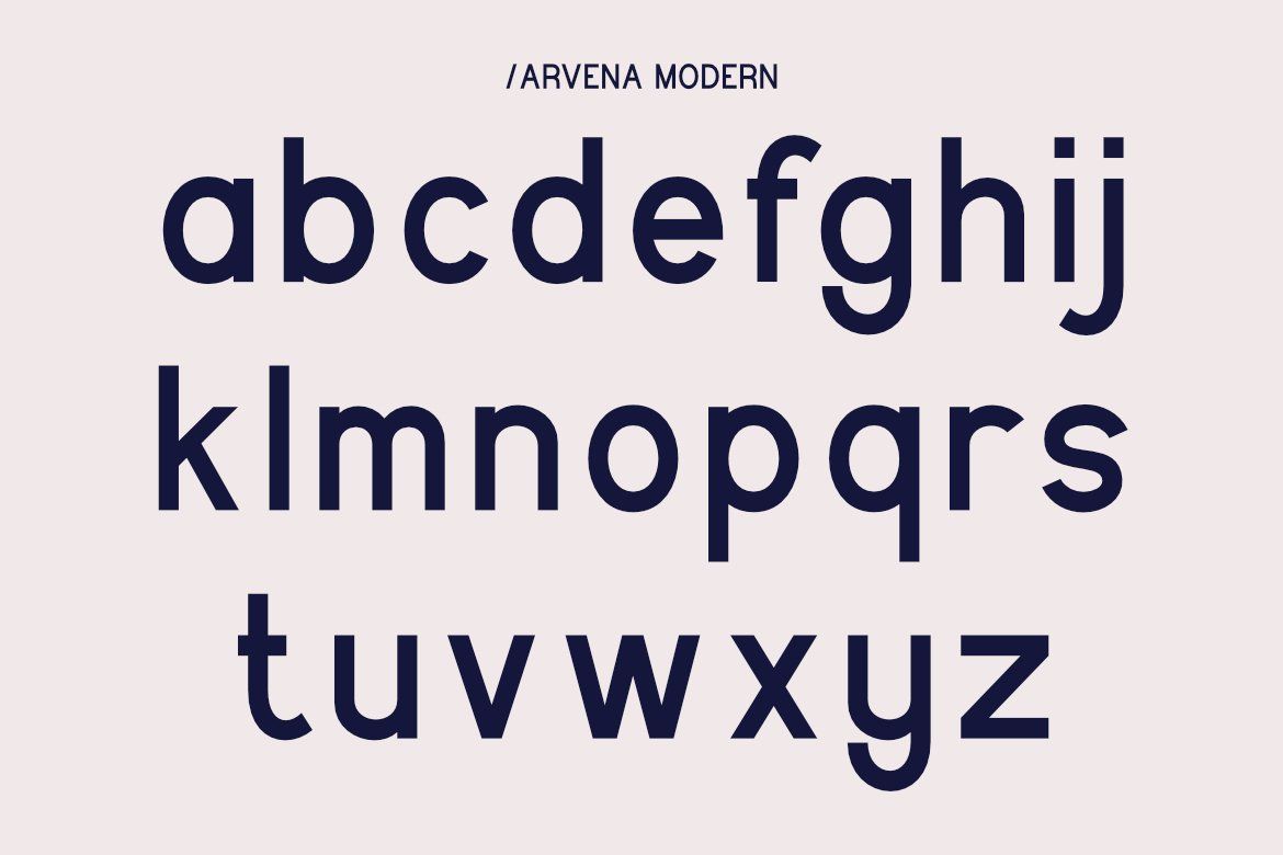 Arvena Modern | Clean Sans Serif Typeface — image 4