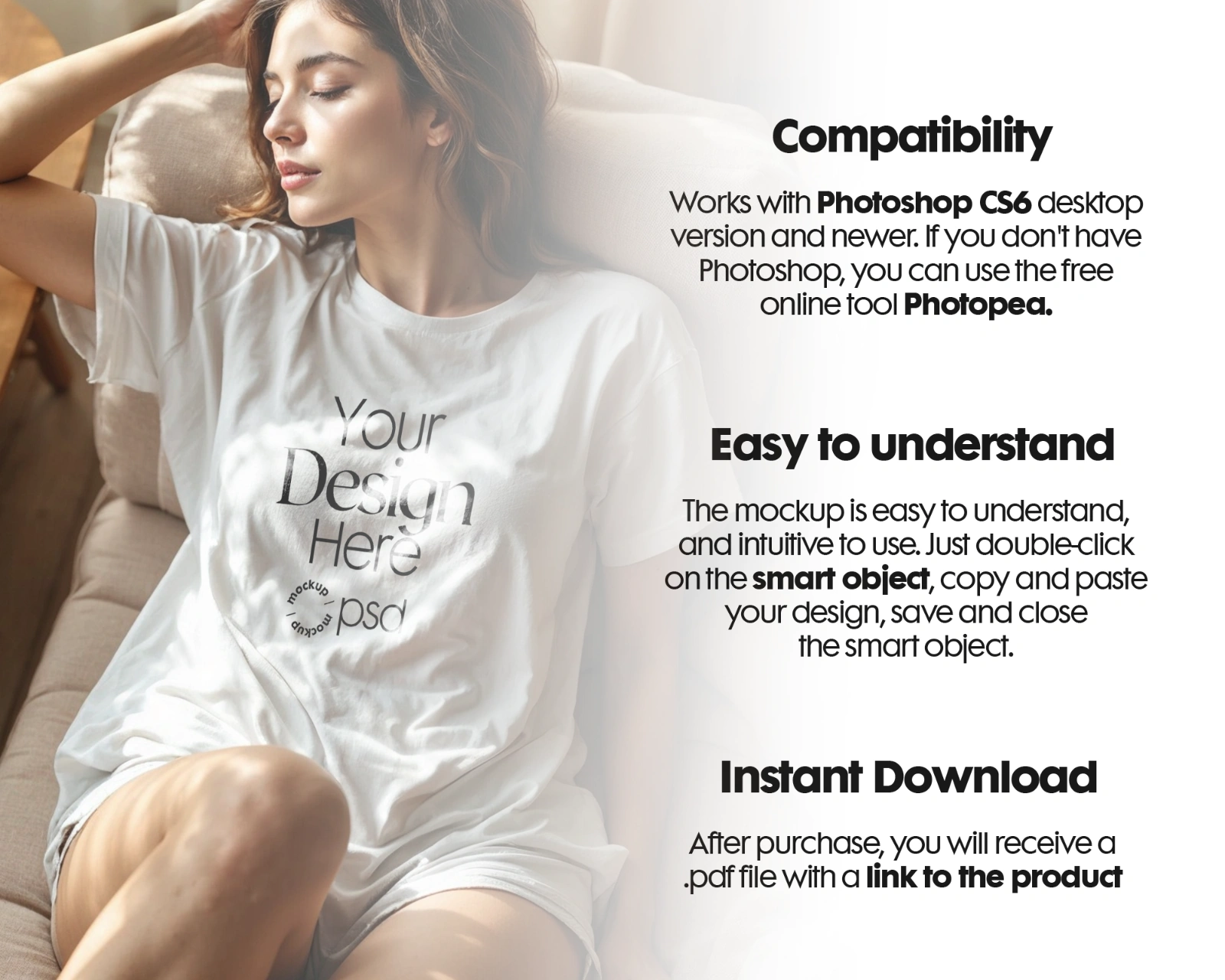 100 T-Shirt Mockup PSD Bundle – Gildan 64000 & Bella Canvas 3001 for Print on Demand — image 4