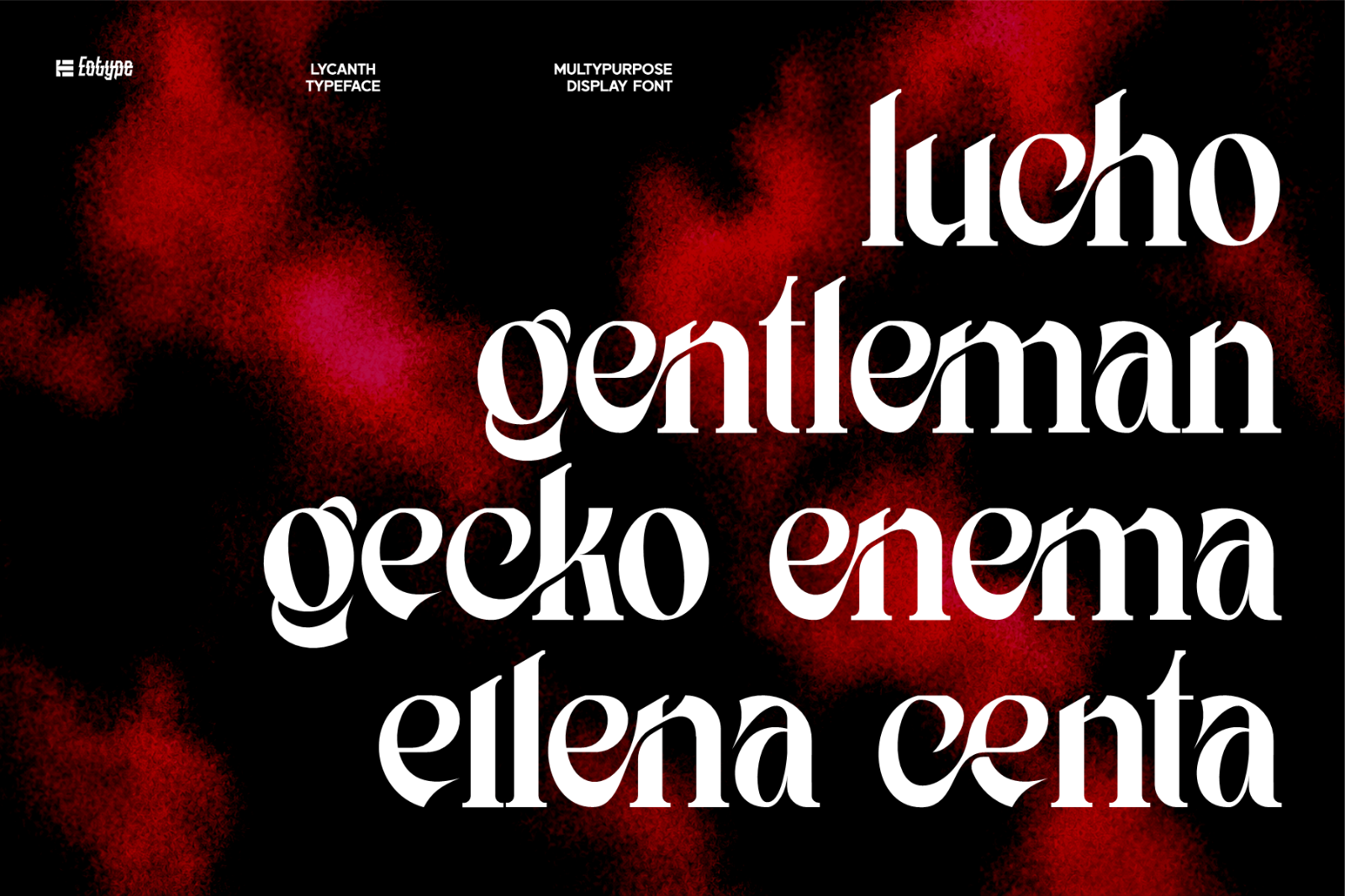 LYCANTH - Dramatic Serif Display Typeface — image 4