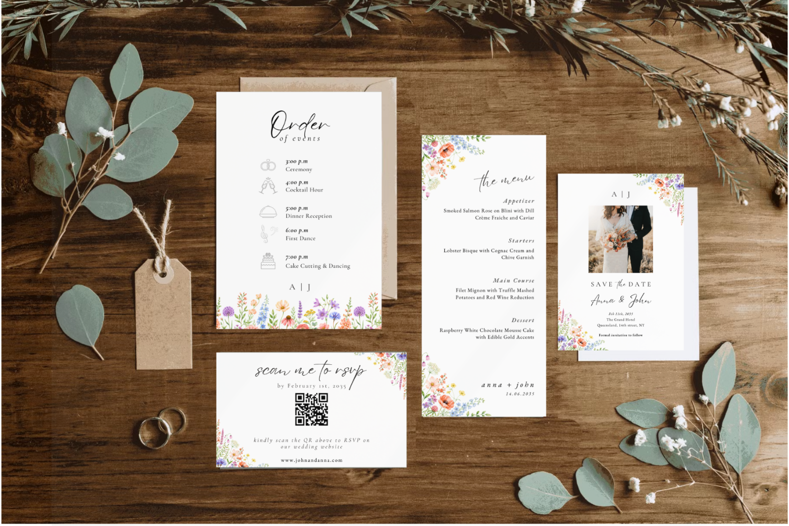 Floral Wedding Bundle for Canva — image 4
