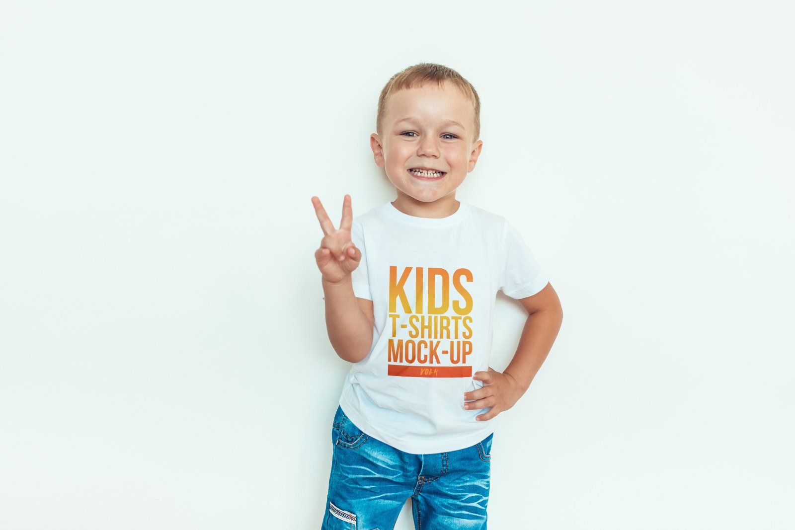Kids T-Shirt Mock-Up Vol 4
