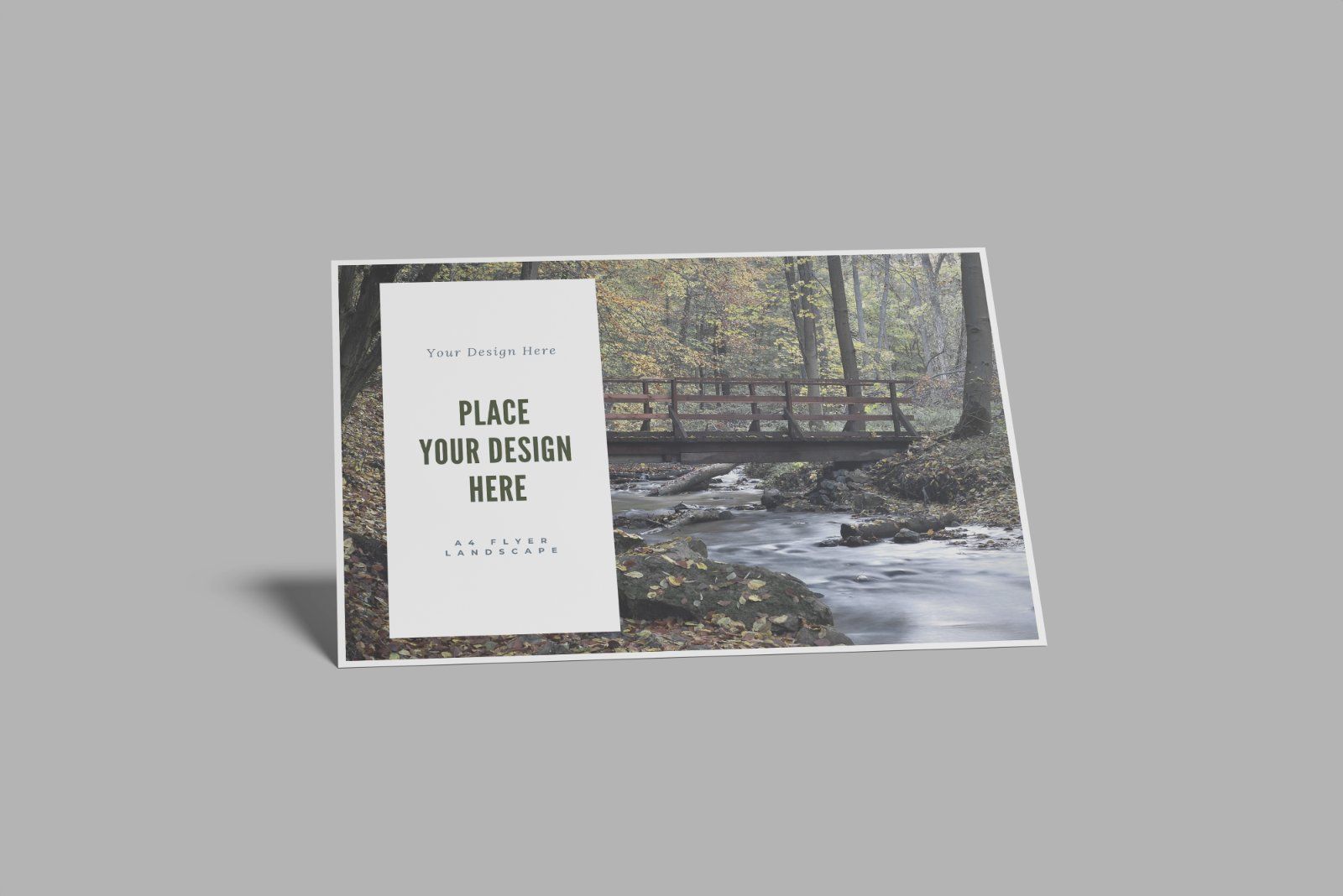 A4 Landscape Mockup