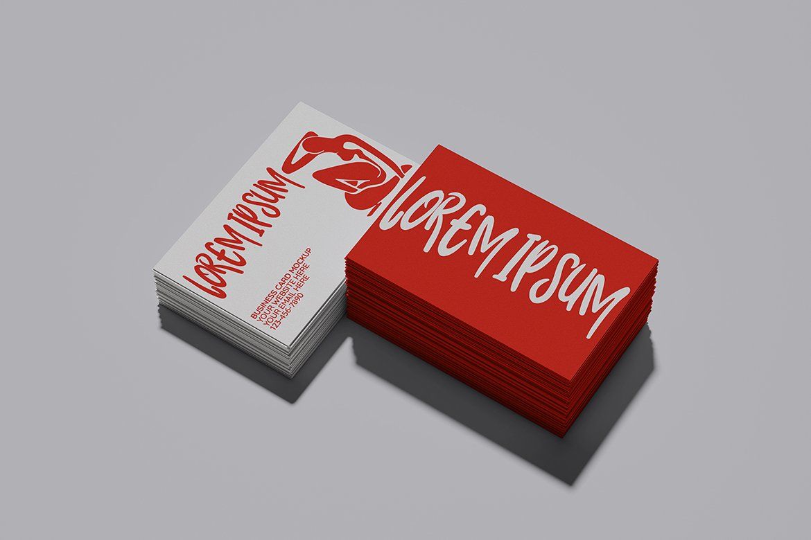 Business Card Mockups (4 Objects)