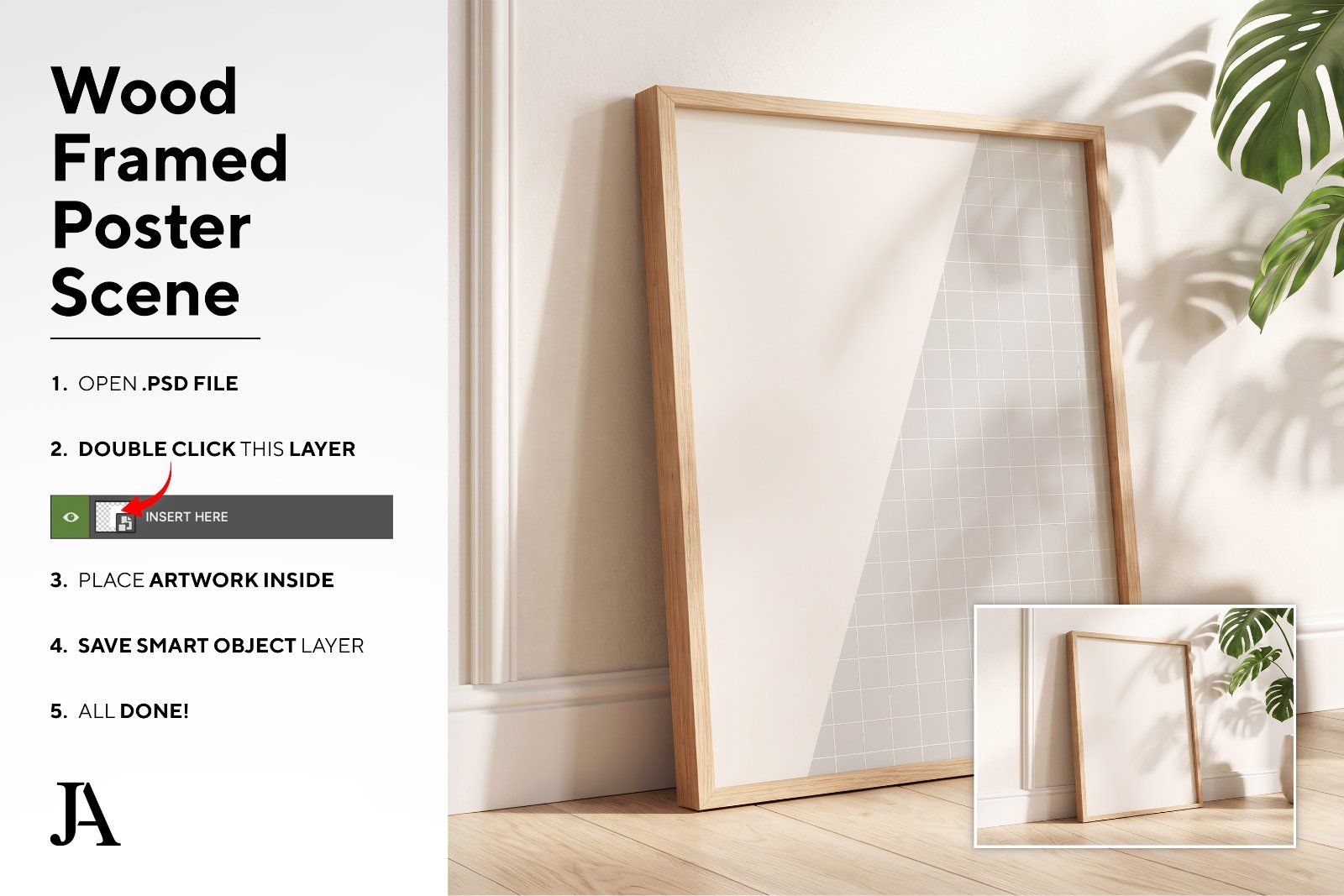 Wood Framed Poster | DIN A PSD — image 4