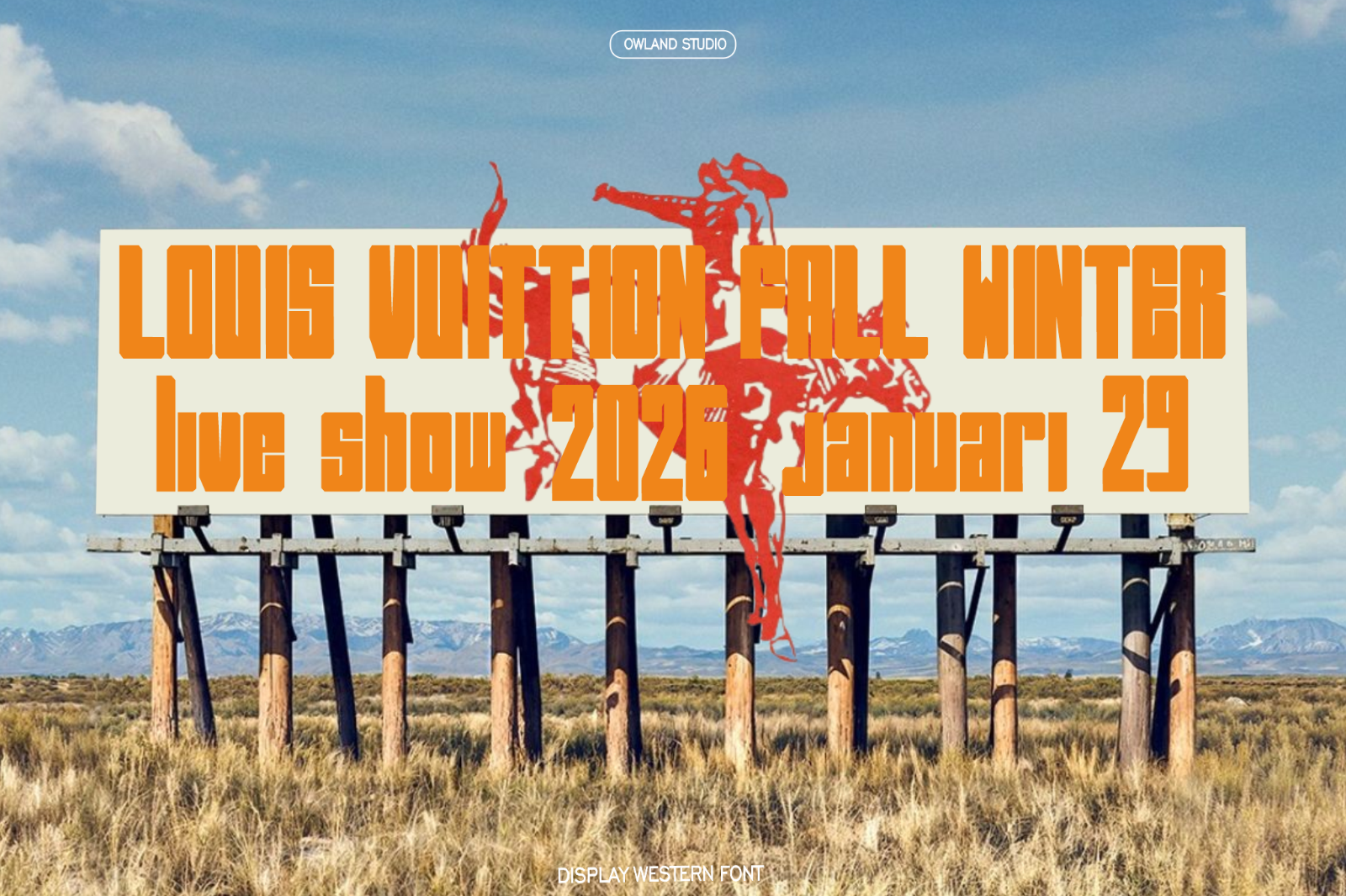 ROWDY BOLD - WESTERN FONT