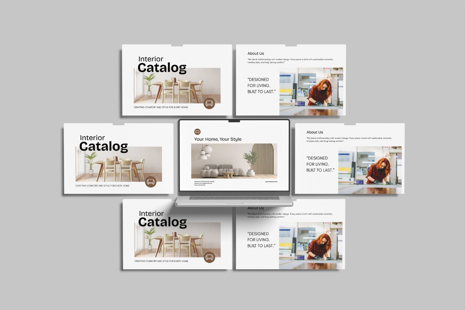 Laptop Screen Presentation Mockup