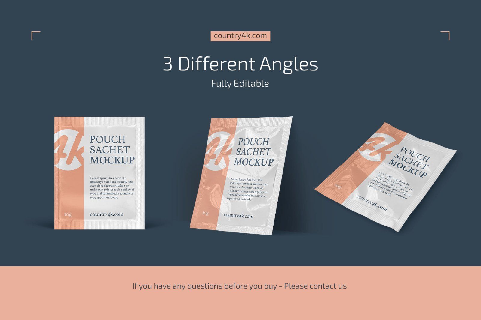 Pouch Sachet Mockup Set — image 4