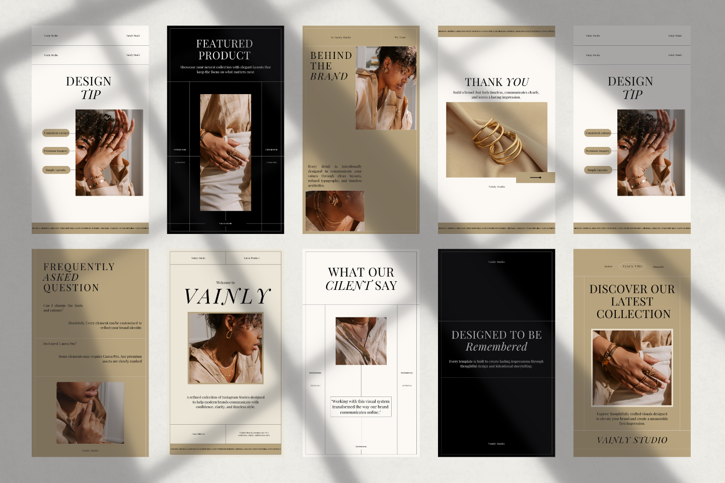 VAINLY – Instagram Canva Templates — image 4