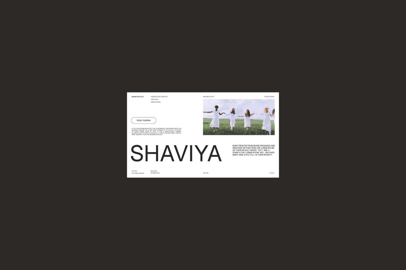 Shaviya - Brand Fashion PowerPoint — image 2