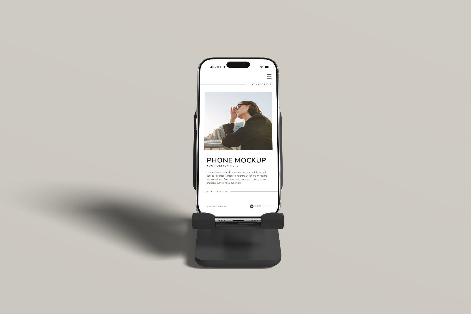 Phone Holder Mockup