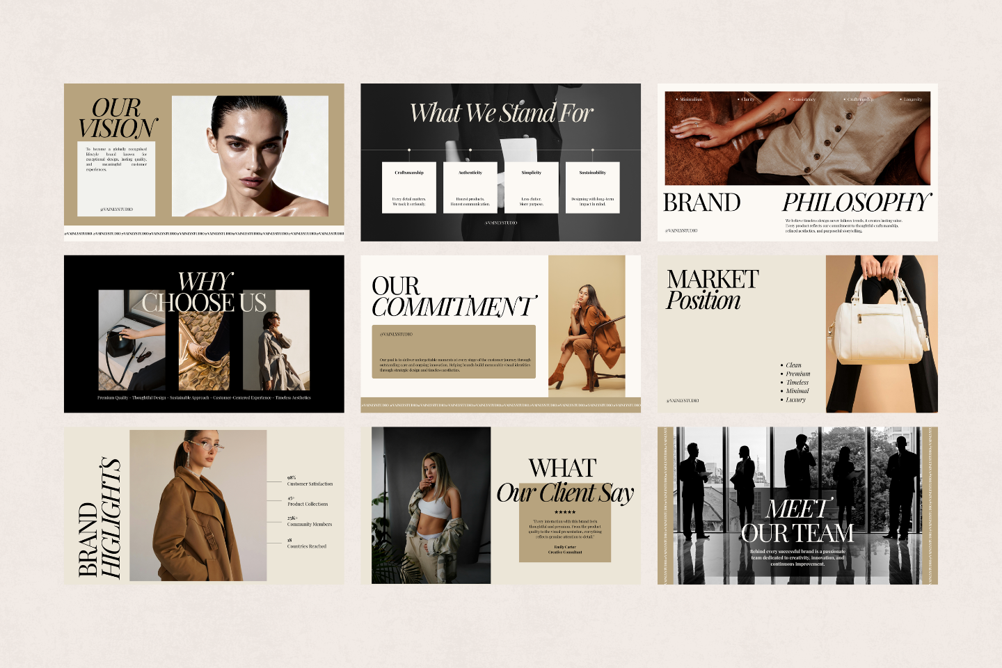 Vainly Minimal Presentation Template — image 4