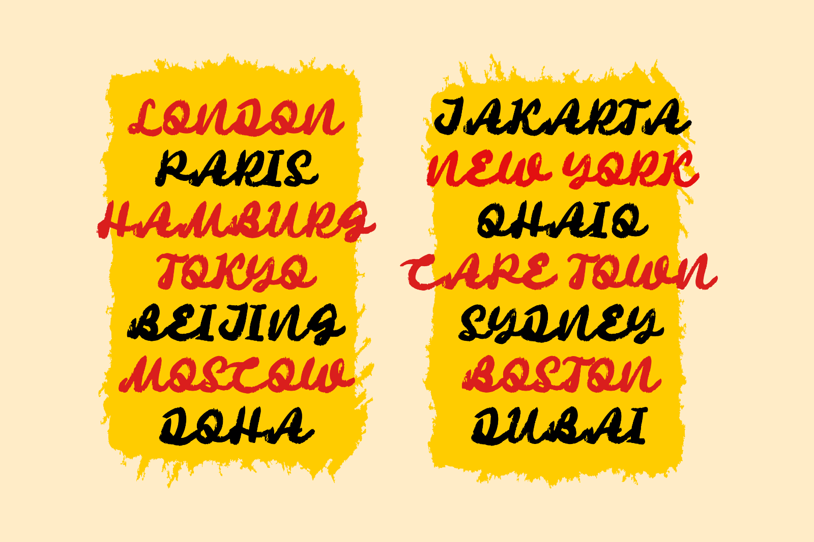 Richie Billion - Brush Font