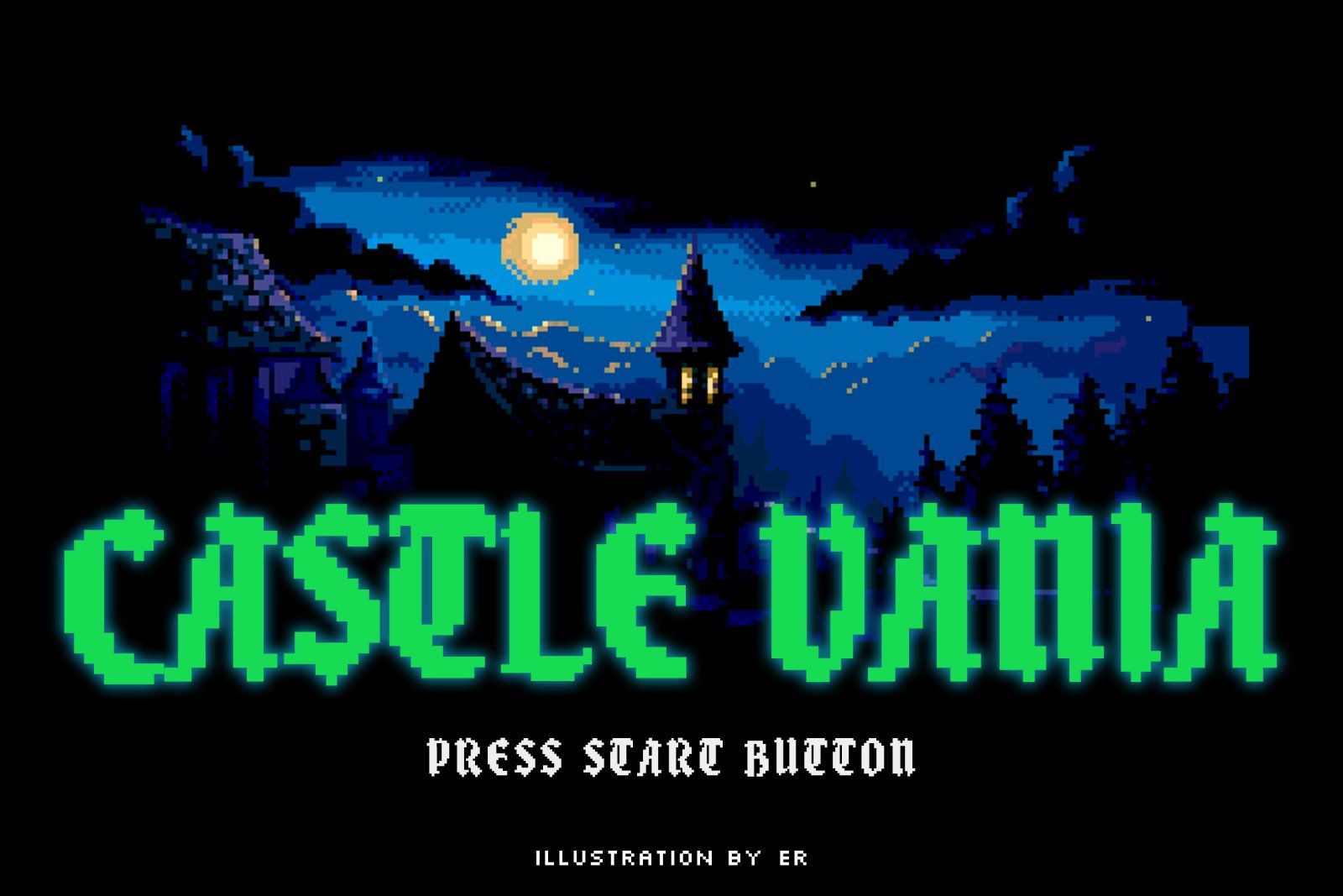 Blackbit Retro Game Pixelated Font — image 4