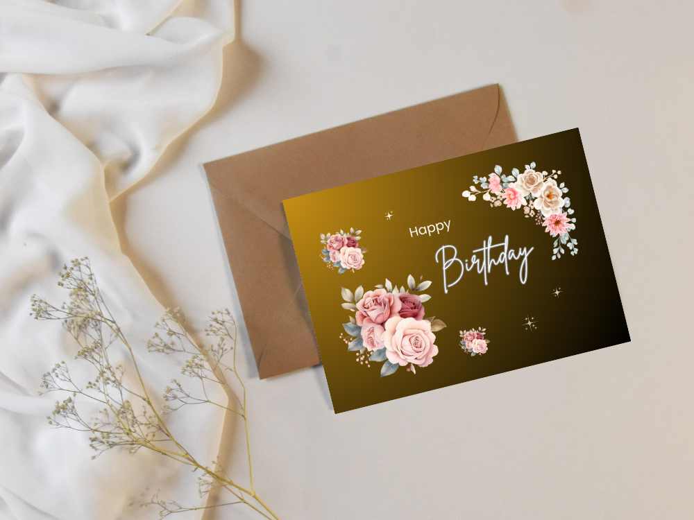 Birthday Card Template Download Instant - Printable — image 1