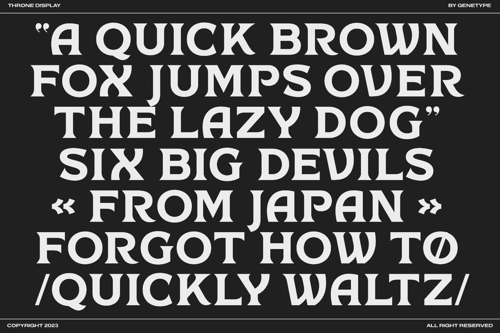 Chrone Font