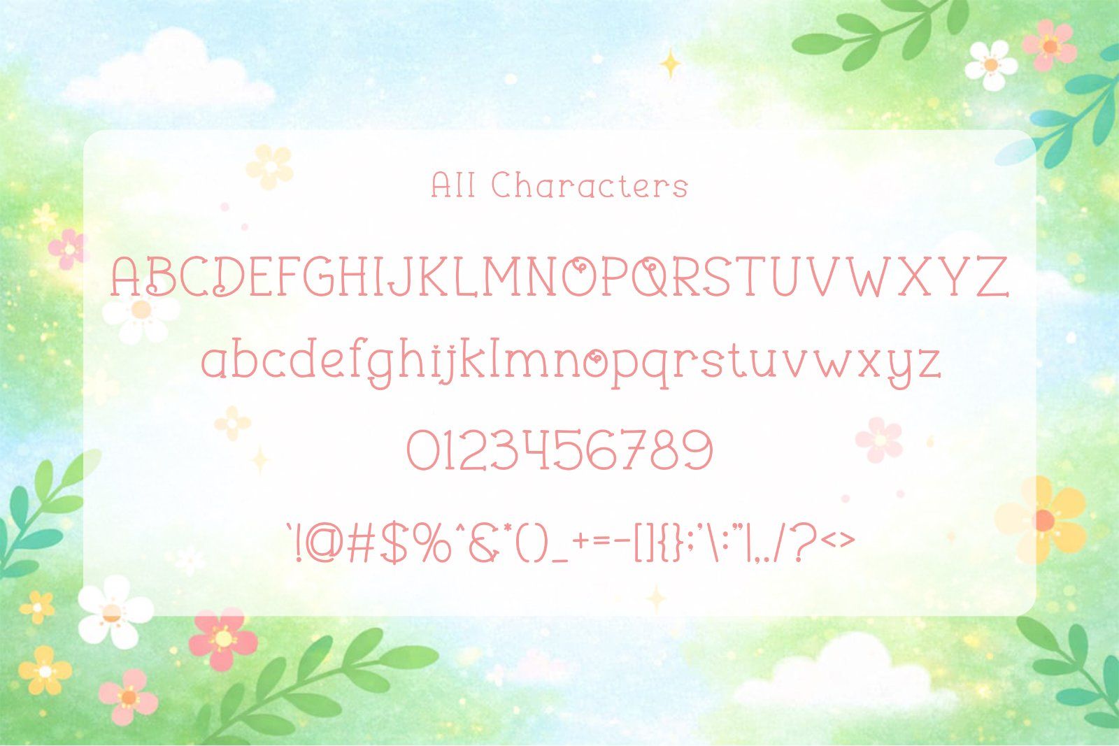 Dainty Hearts – Cute Handwritten Font with Whimsical Charm