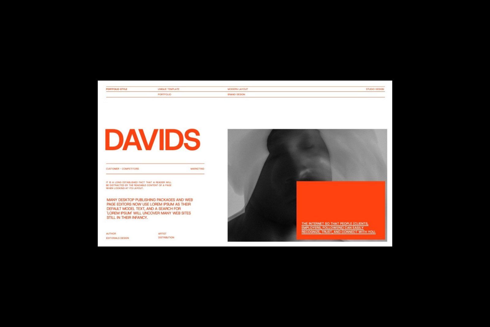 Davids - Portfolio Style PowerPoint — image 2