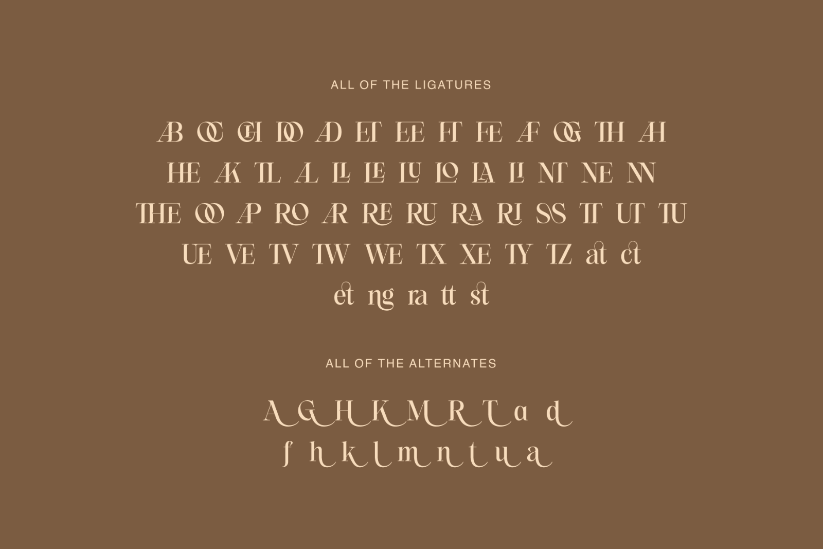 Gloria Rocha | Glamorous Serif Font — image 4