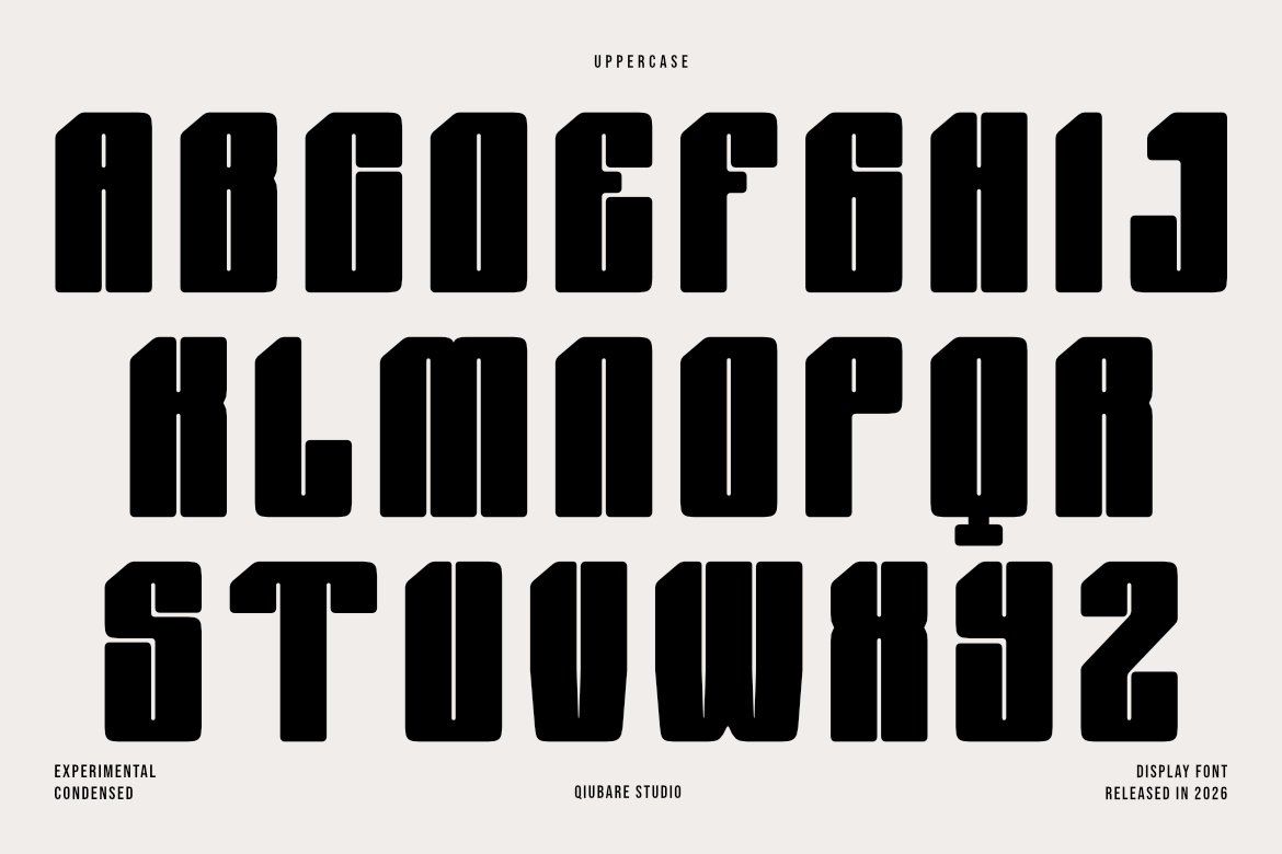 Cyberpunk Font NEXVAR | Condensed Futuristic Typeface — image 4
