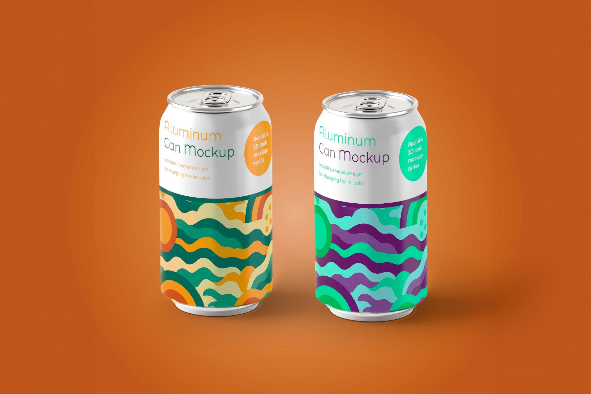 330ml Aluminum Can Mockup Set