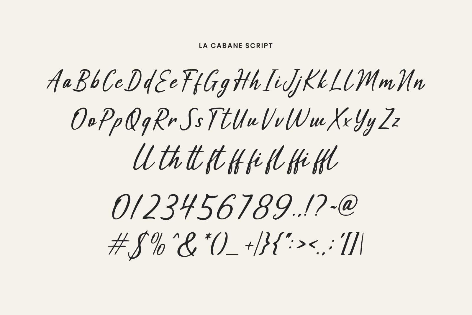 The La Cabane Vintage Duo Font