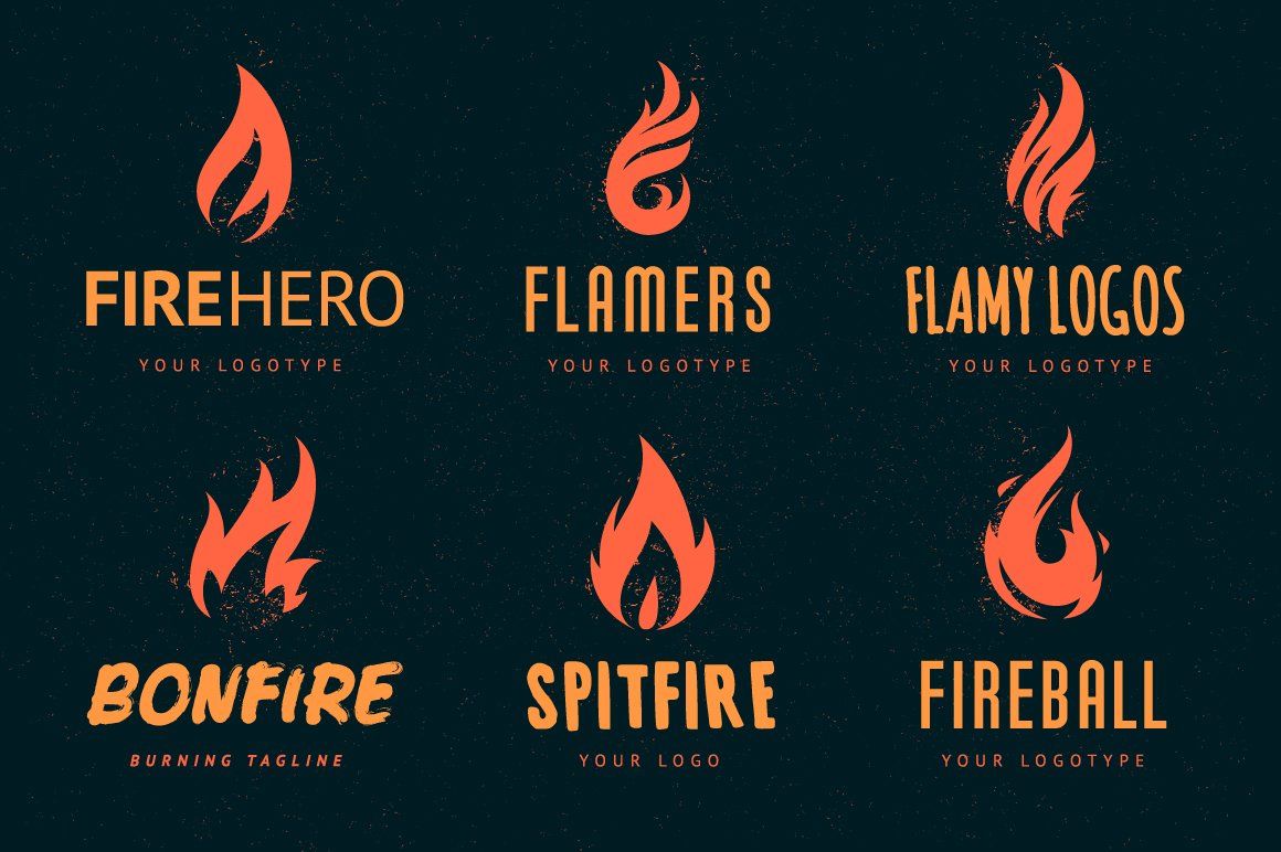 Vector Fire Icons