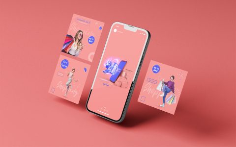 Shopping Post Social Media Template-05-22