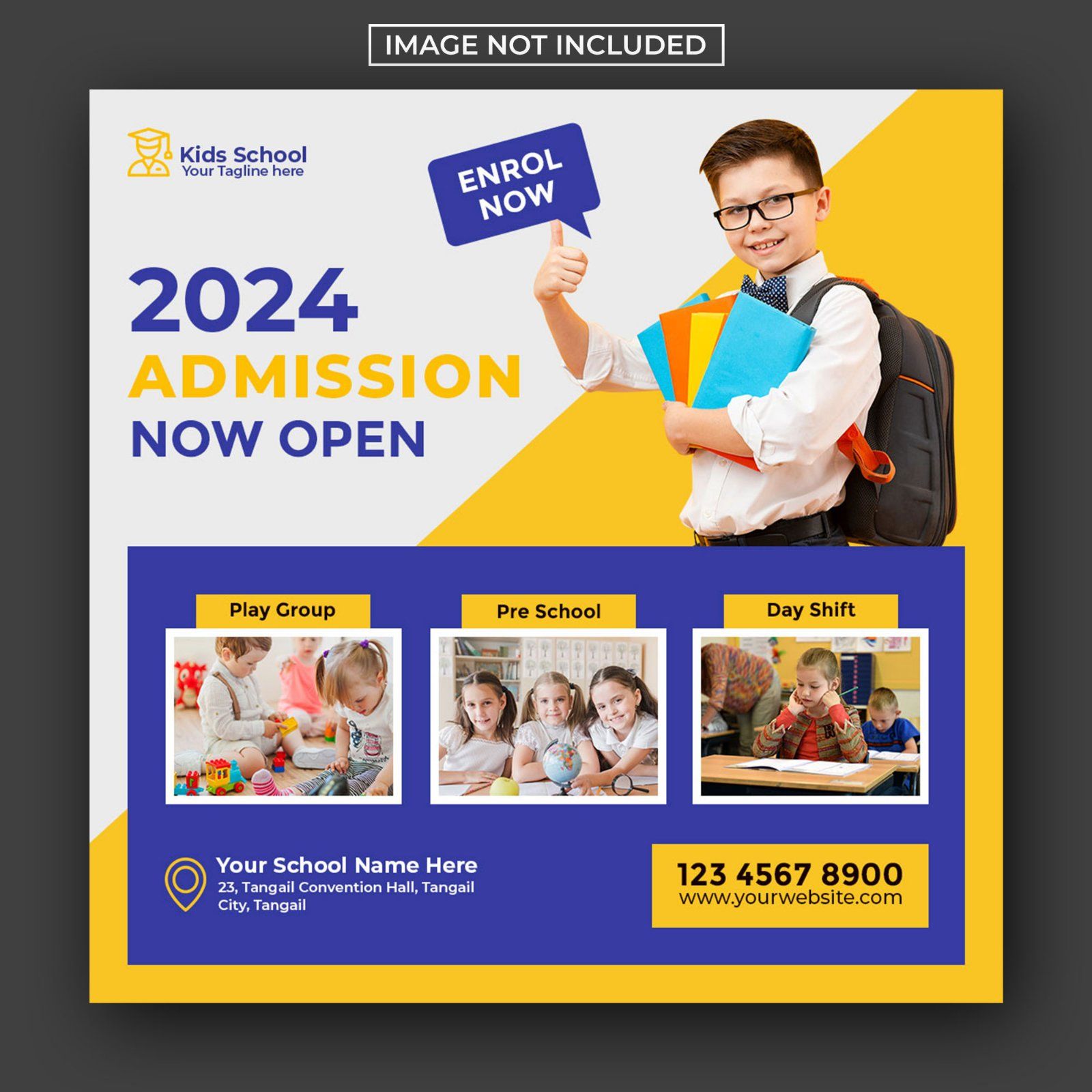 kids-school-education-admission-social-media-banner-square-flyer-template — image 1