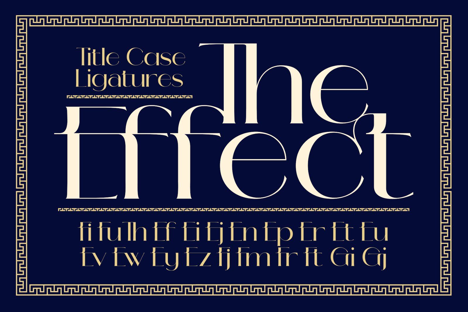 Lovera - Art Deco Typeface — image 5