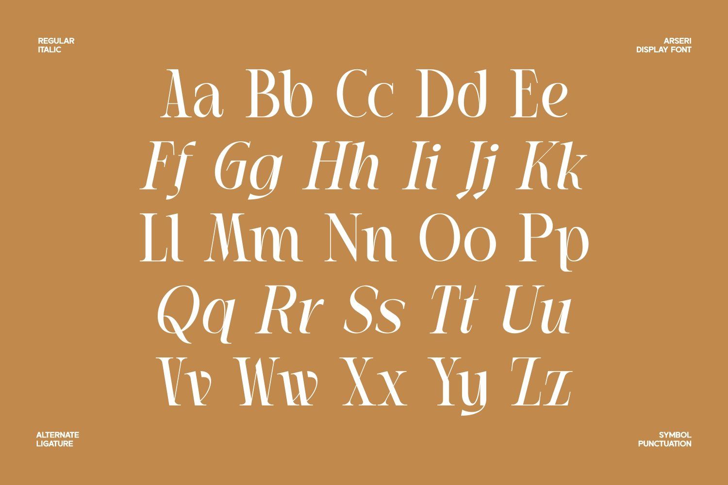 Arseri – Elegant Serif Display Font