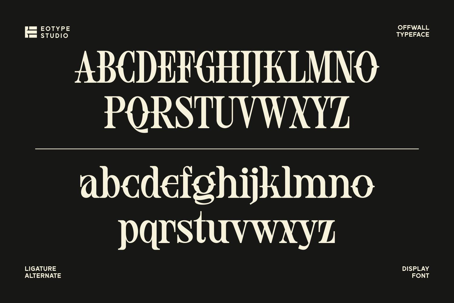 OFFWALL – Display Serif Typeface