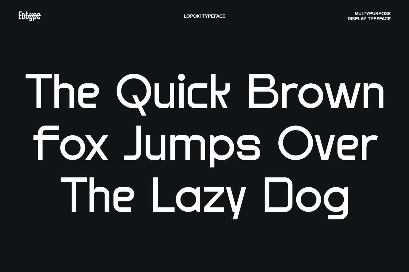 Lopoki Font