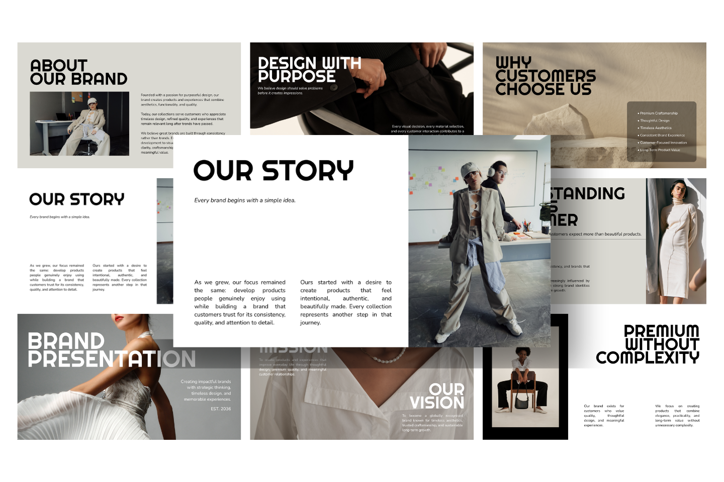 Luxury Brand Presentation Template — image 5