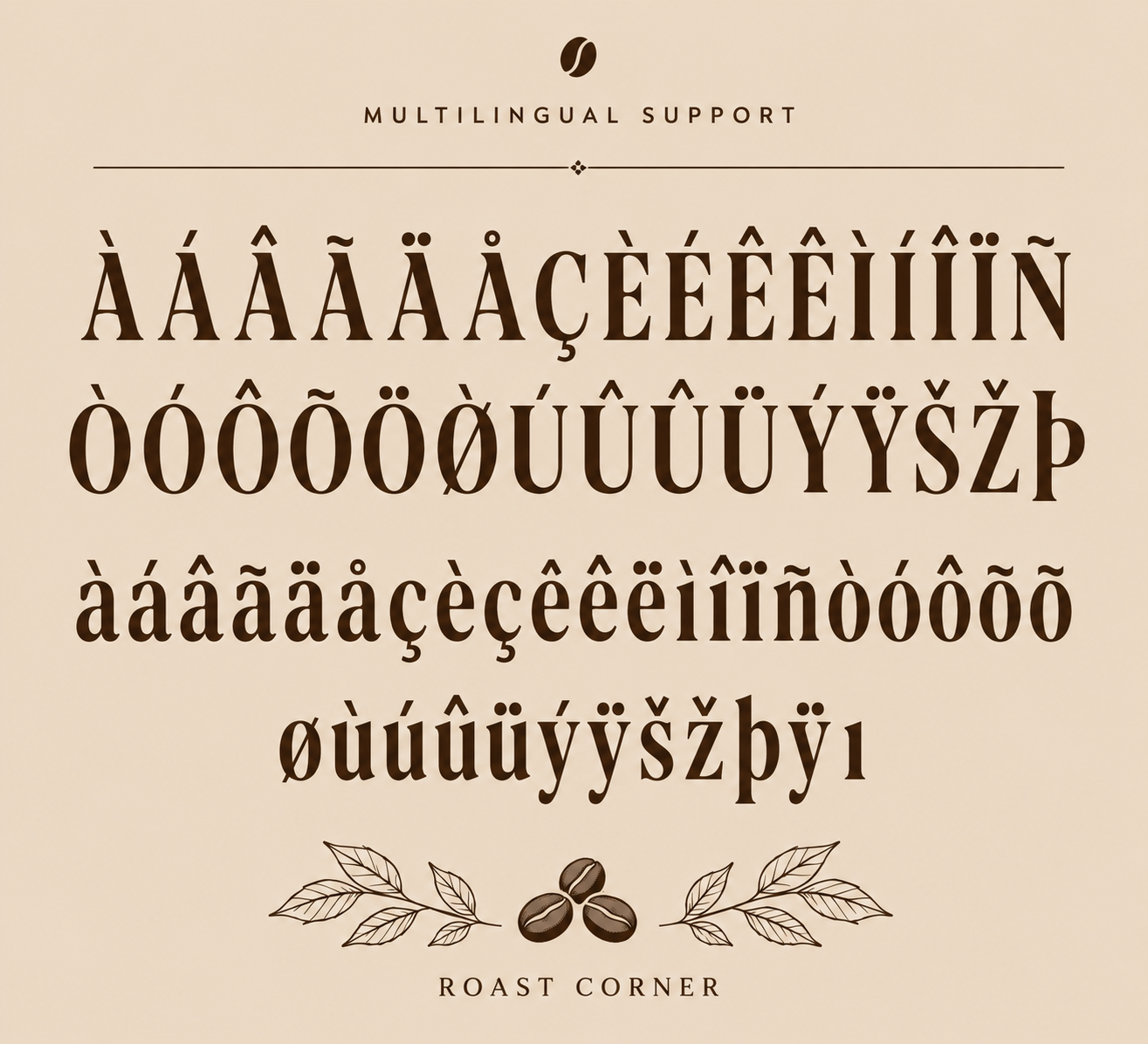 Roast Ledger – Modern Bold Serif Font — image 5