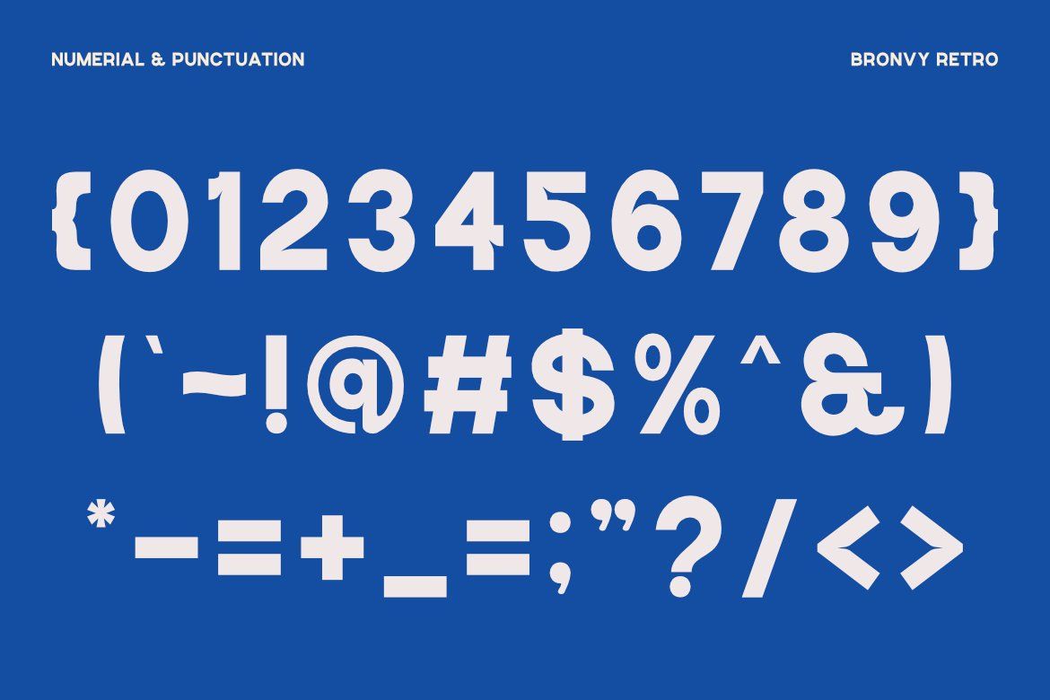 Bronvy | Retro Bold Display Font — image 5