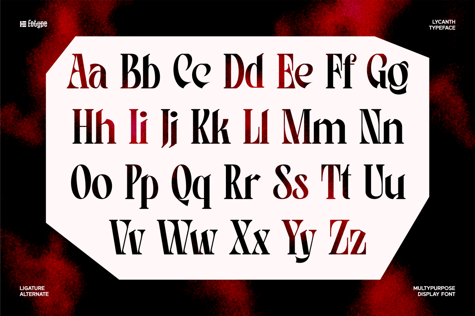 LYCANTH - Dramatic Serif Display Typeface — image 5