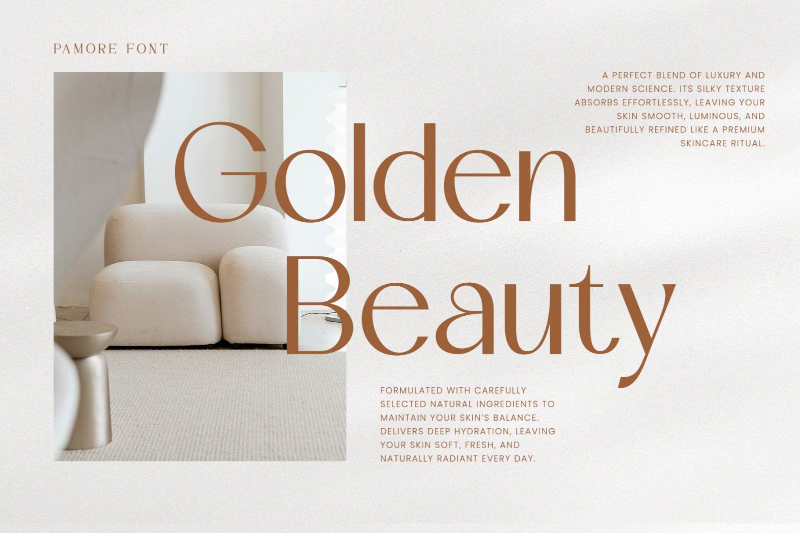 Pamore | Elegant Ligature Sans Serif