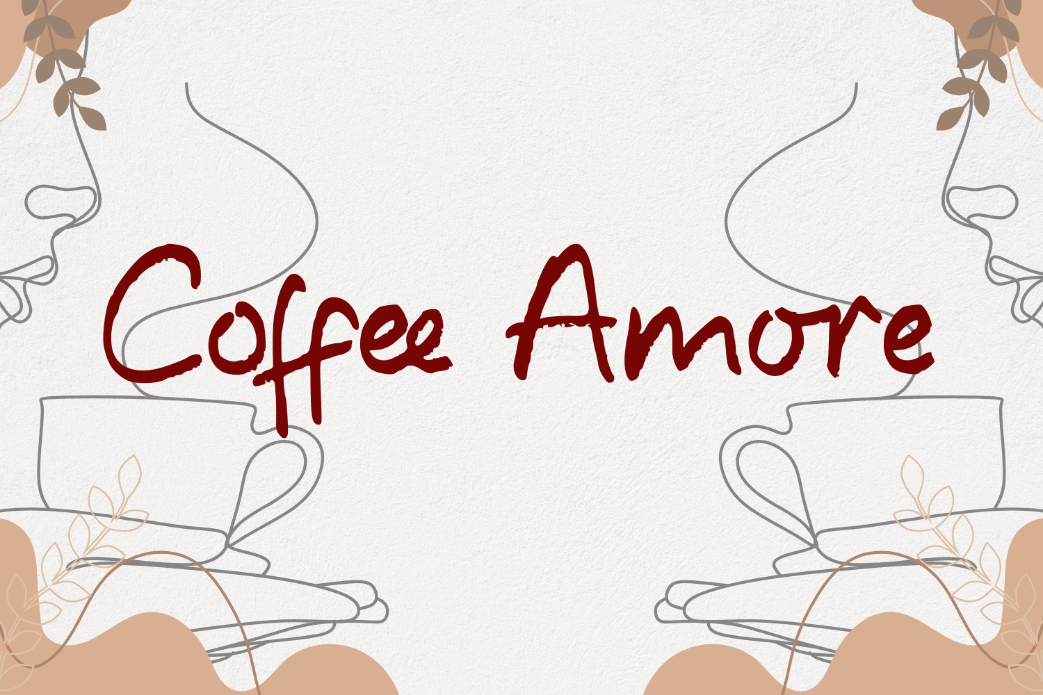 Coffee Amore Handwriting