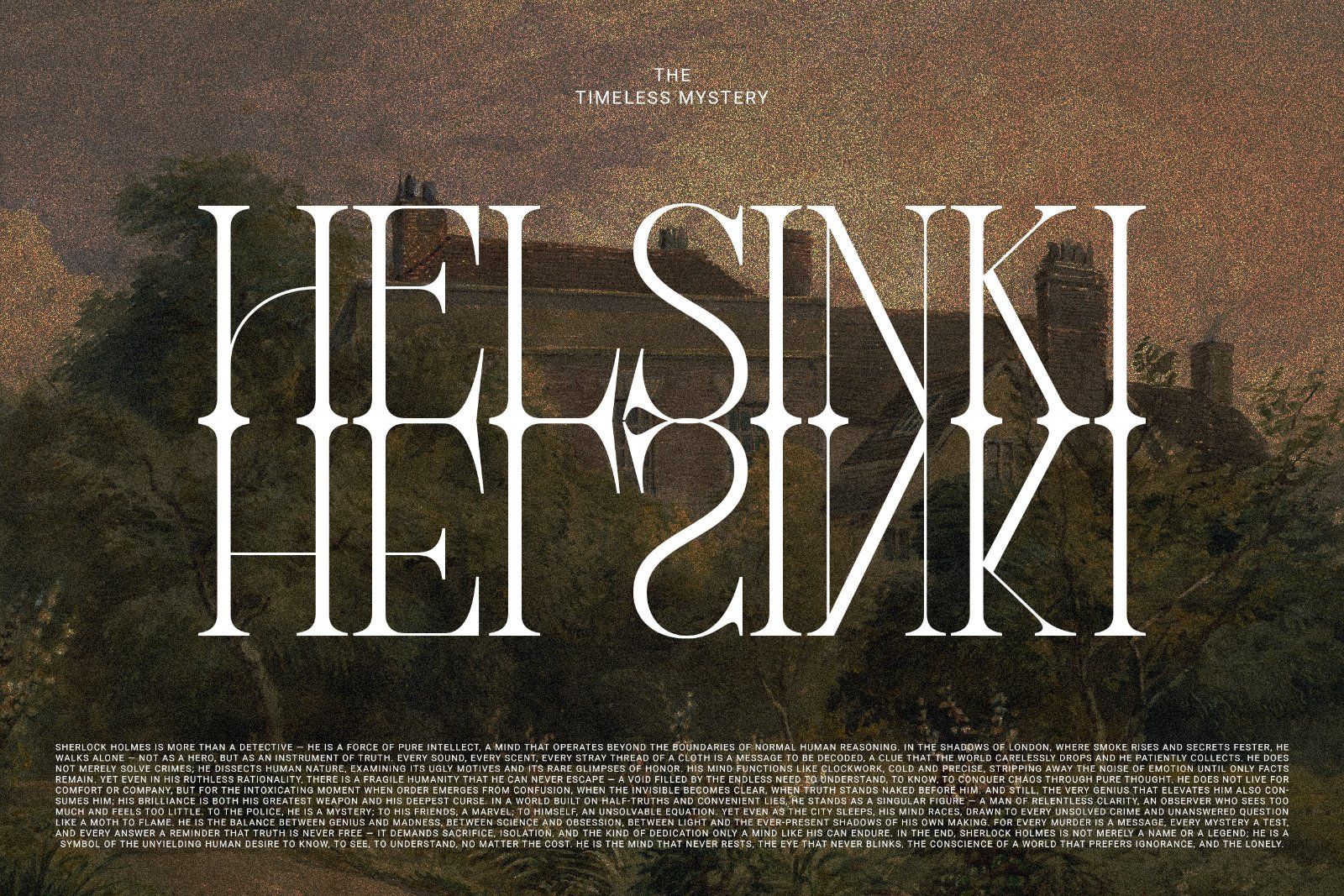 Sherlock – Elegant Classic Serif