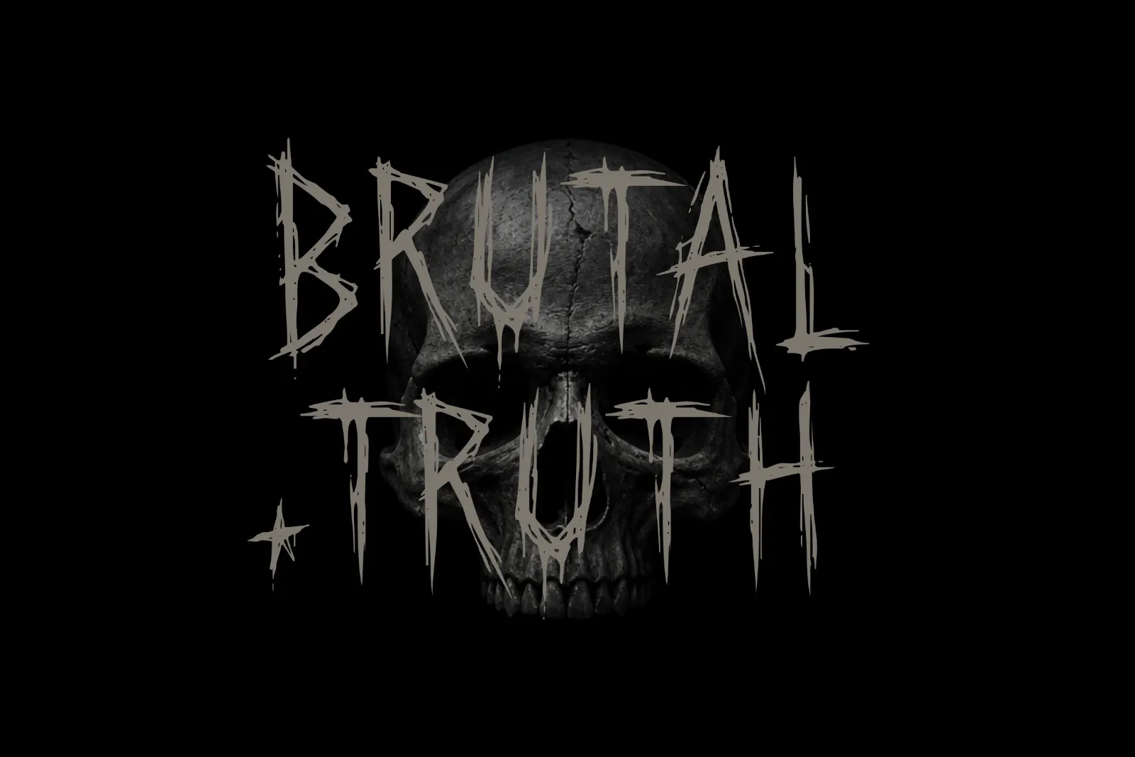 Corpse Smile – Scratchy Horror Display Font, Dark Gothic Typeface for Metal — image 5