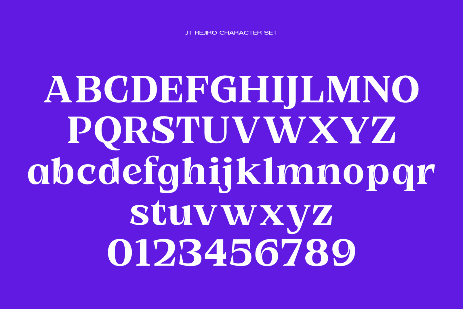 JT Rejiro | Sharp Serif — image 5