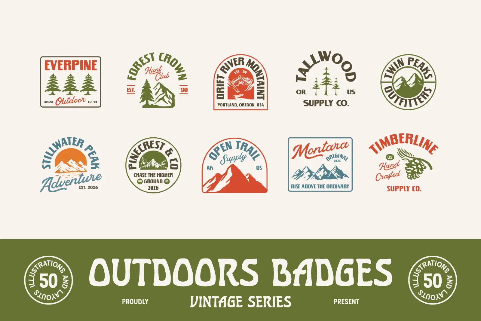 Animal and Outdoor Badges Collection — image 5