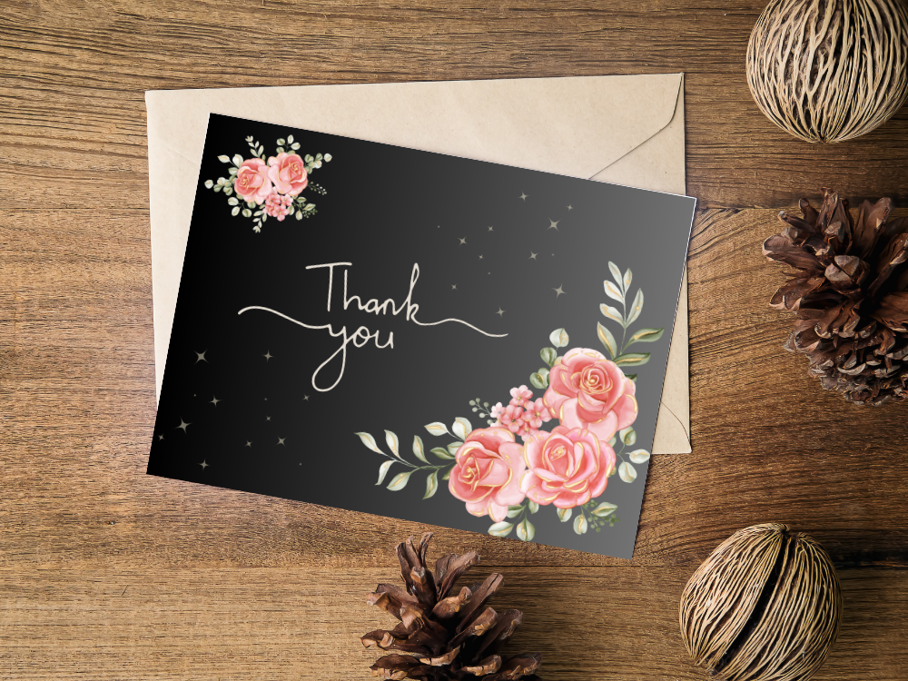Thank You Card Template – DIY Printable Card — image 2