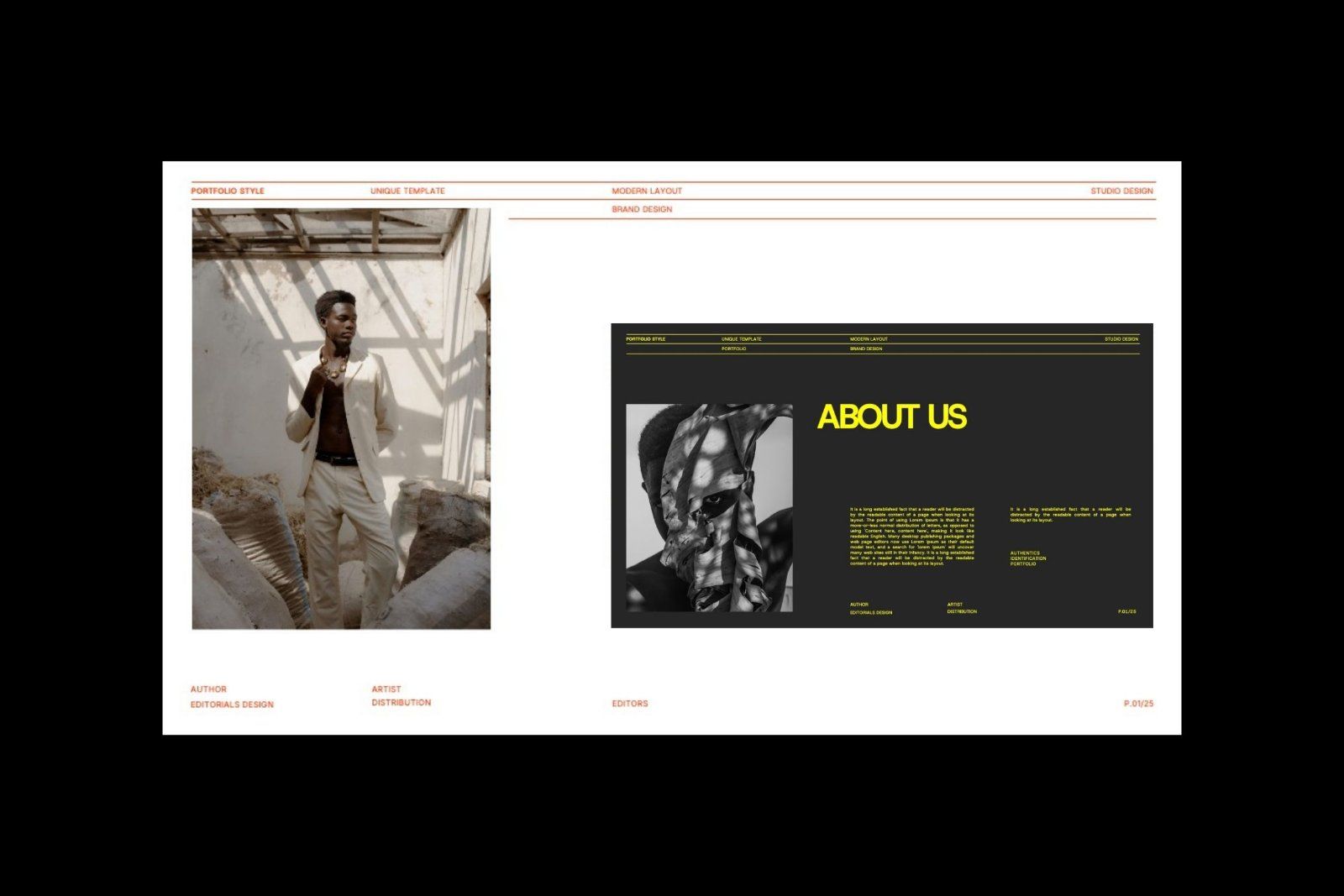 Davids - Portfolio Style PowerPoint — image 3