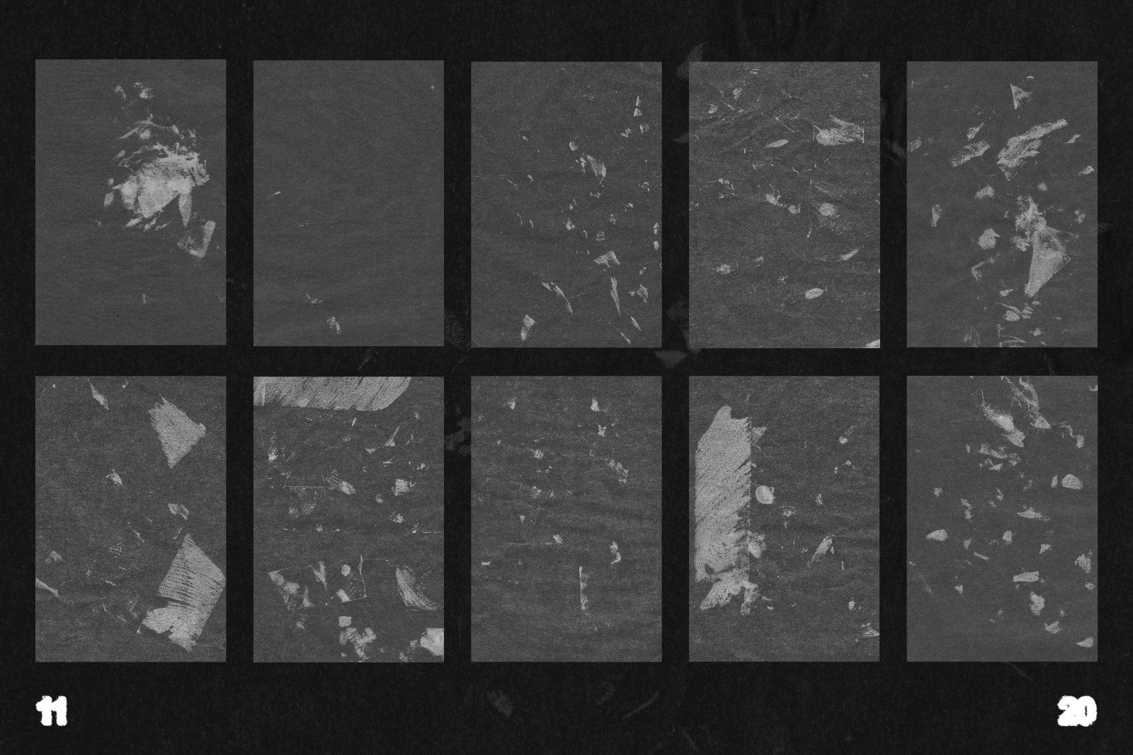 Grunge paper marks textures